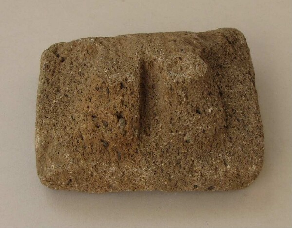 Base plate of a stone figure (?)