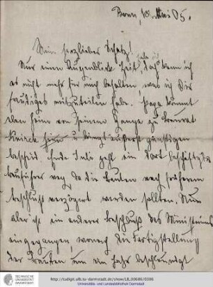 Brief vom 18.05.1905