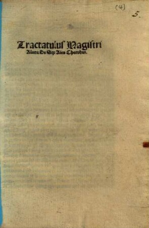 Tractatulus Magistri Alani: De Sex Aies [!] Cherubin