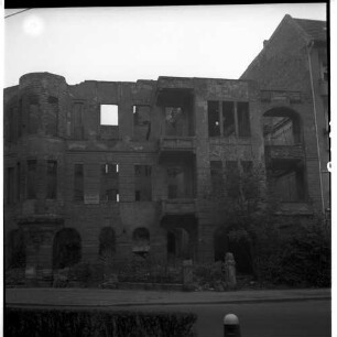 Negativ: Ruine, Hauptstraße 87, 1953