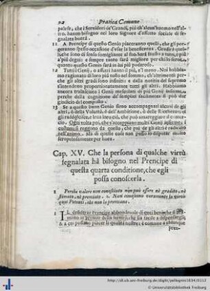 Cap. XV - XVI.