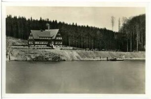 Kriebstein. Talsperre - Stausee und Gaststätte