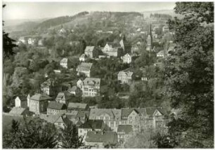 Sebnitz. Blick auf Sebnitz vom Buchberg