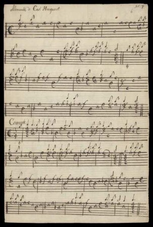 [Suite]. Allemande. Courante. Sarabande. Gigue