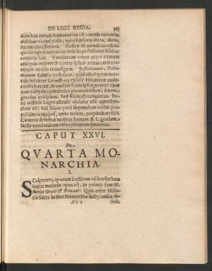 Caput XXVI. De Quarta Monarchia.