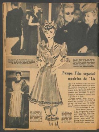 Pampa Film organizó modelos de "La casta Susana"