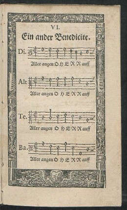 VI. Ein ander Benedicite.