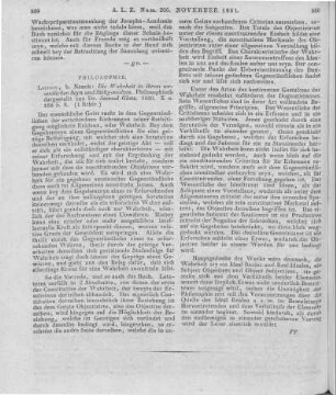 Glatz, S.: Die Wahrheit in ihrem wesentlichen Seyn und Sichgestalten. Leipzig: Nauck 1830