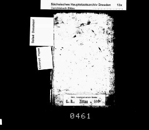 Konsensbuch der Ratsdörfer und der Stadt Zittau, Bd. 14