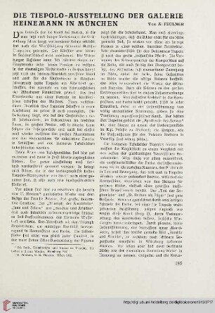 5: Die Tiepolo-Ausstellung der Galerie Heinemann in München
