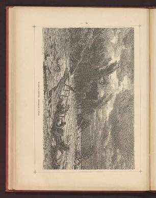 Sturmflut am Niederrhein. Zeichnung von C. Ludwig.