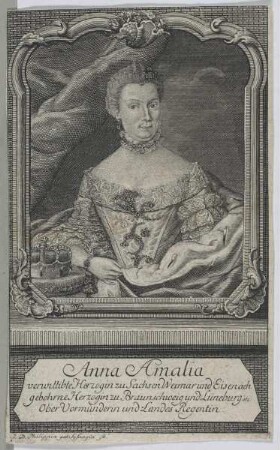 Bildnis der Anna Amalia, Herzogin von Sachsen-Weimar-Eisenach