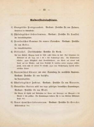15-17, Universitätsinstitute