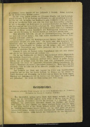 Geschichtliches