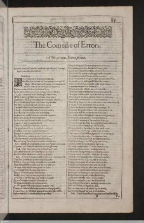 The comedie of errors