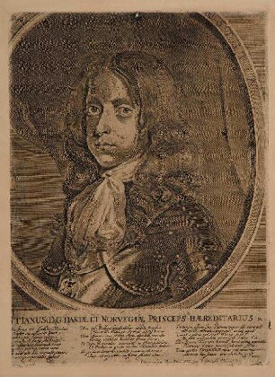 Bildnis von Christian V. (1646-1699), König von Dänemark