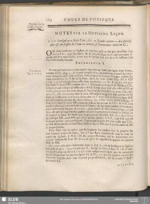 Notes Sur La Huitième Leçon