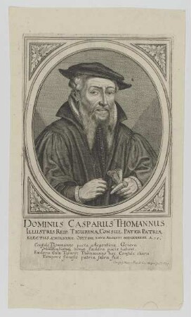 Bildnis des Dominus Casparus Thomannus