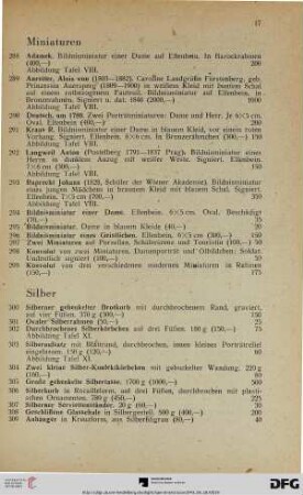 Miniaturen (Nr. 288-299)