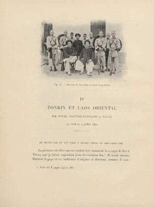 IV. Tonkin et Laos oriental