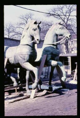 Quadriga-Pferde 25.3.58.