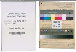 Entnazifizierung Waldemar Huett , geb. 26.08.1911 (Arzt)
