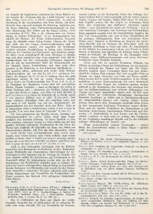 525-526 [Rezension] Gabrielis Biel Canonis Misse Exposito. Pars Prima