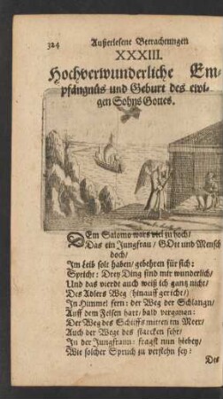XXXIII. Hochverwunderliche Empfängnüs und Geburt des ewigen Sohns Gottes.