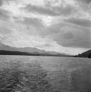 Alpenpanorama vermutlich am Wörthersee