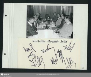 Delegation von "Berglied Sofia"
