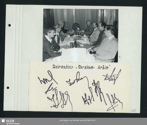 Delegation von "Berglied Sofia"