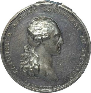 Kurfürst Friedrich August III. - Militärverdienstmedaille, 1. Modell