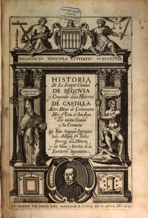 Histoire de la Ciudad de Segovia y Compendio de las Historias de Castilla