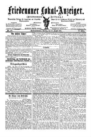 Nr. 185, 10.08.1914
