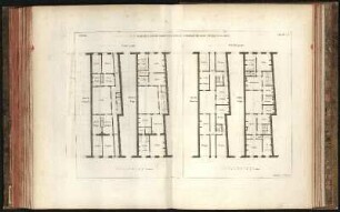 Planche 26: Maison à loyer projettée sur le terrain du Fort l'Evêque à Paris