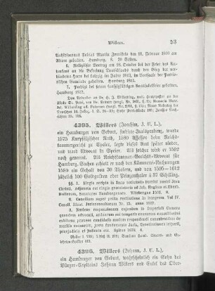4396. Willers (Johann J. U. L.).