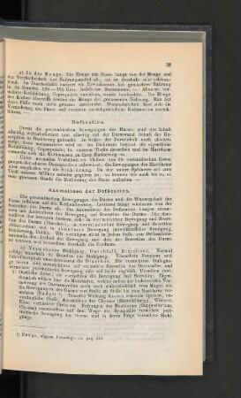 Anomalien der Defäcation