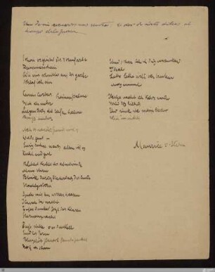 Uno de mis recuordos mas remotas : [NLB, S. 67-68/129-131]
