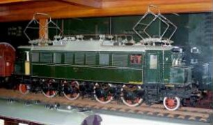 Elektrische Schnellzuglok E 17 117 DB, Modell 1:10