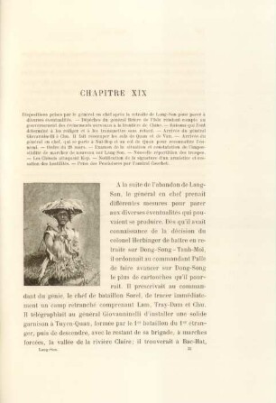 Chapitre XIX. Dispositions prises par le général en chefs après la retraite de Lang-Son ...