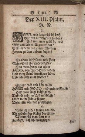 Der XXIII. Psalm. - Der CXLIII. Psalm.