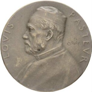 Medaille auf Louis Pasteur