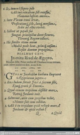 Psalmus CXIV. In exitu Israel de Aegypto