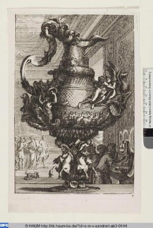 Vase in Form eines Bootes