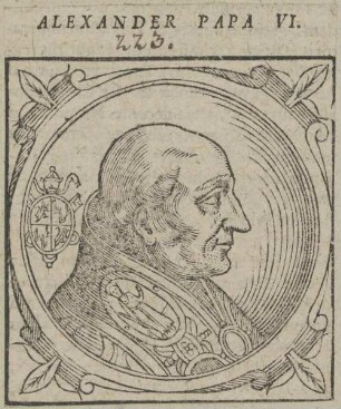 Bildnis von Papst Alexander VI.