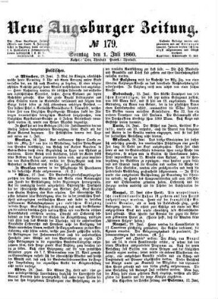 Neue Augsburger Zeitung. 1860,7/12