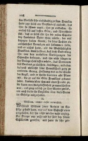 II. William, immer tiefer verwickelt.