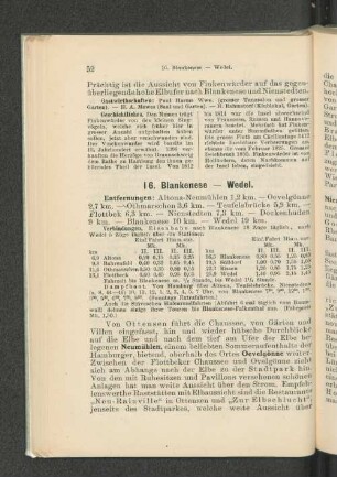 16. Blankenese - Wedel.