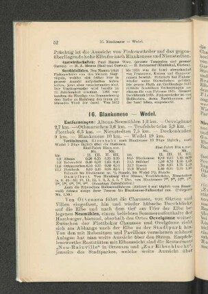 16. Blankenese - Wedel.
