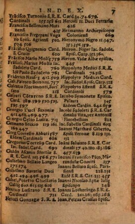 Epistolarum libri sexdecim : Eiusdem ad P. Sadoletum epistolarum liber unus